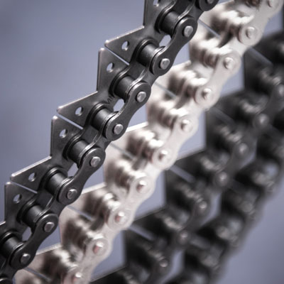Цепи с V-образными пластинами IRIS